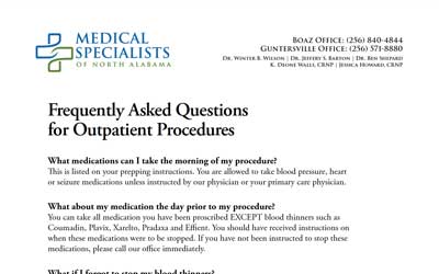 Out-Patient FAQs